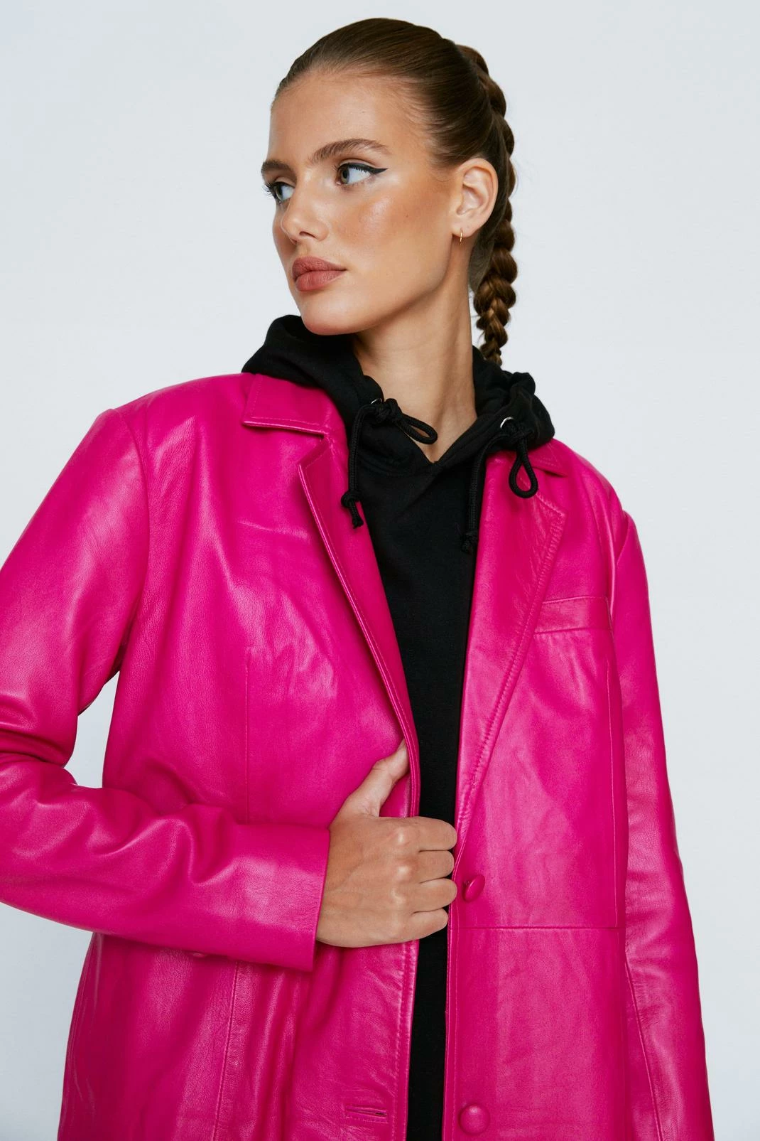 Duster + Trench Coats Real Leather Oversized Duster Coat