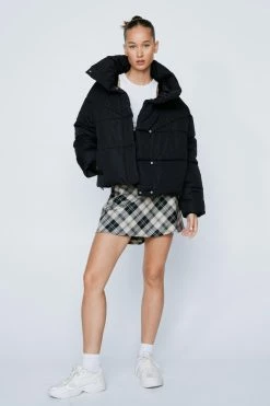 Puffer Jackets High Neck Oversized Puffer Jacket