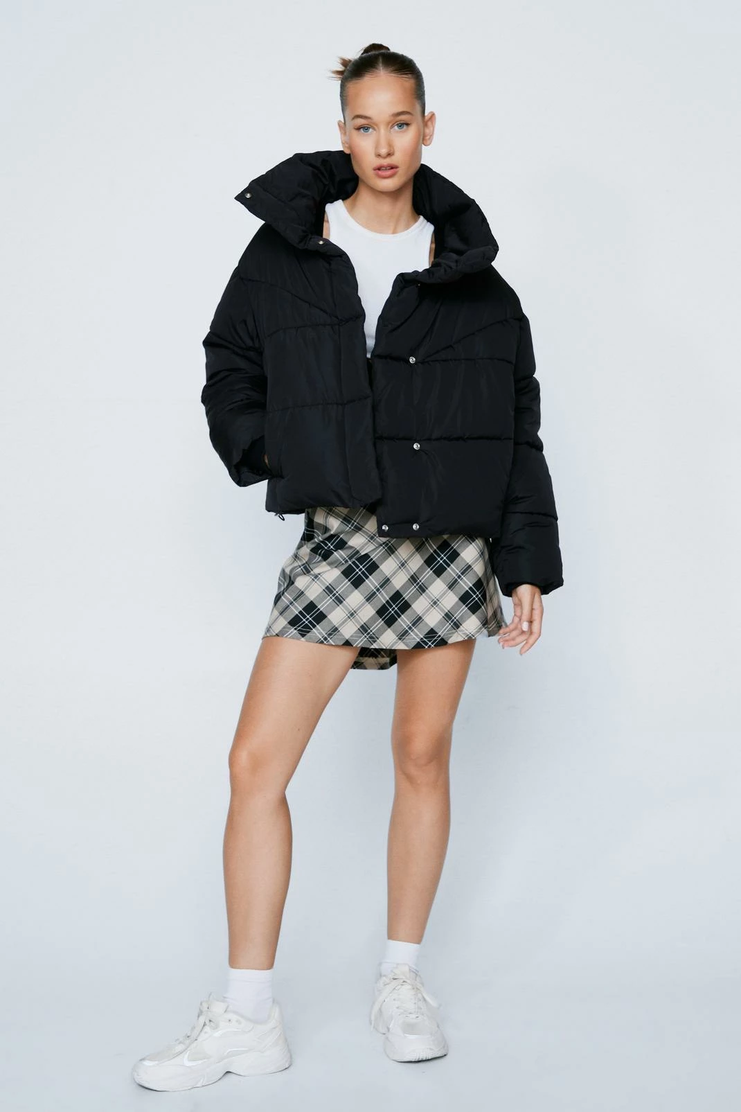 Puffer Jackets High Neck Oversized Puffer Jacket