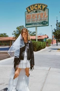 Winter Outfits Just Hitched Graphic Leather Fringe Jacket