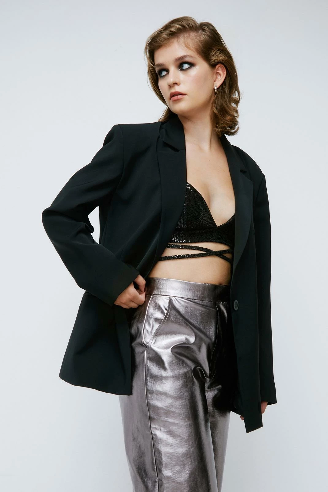 Two Piece Sets Premium Tailored Single Breasted Blazer - Image 4