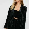 Two Piece Sets Premium Velvet Tailored Blazer
