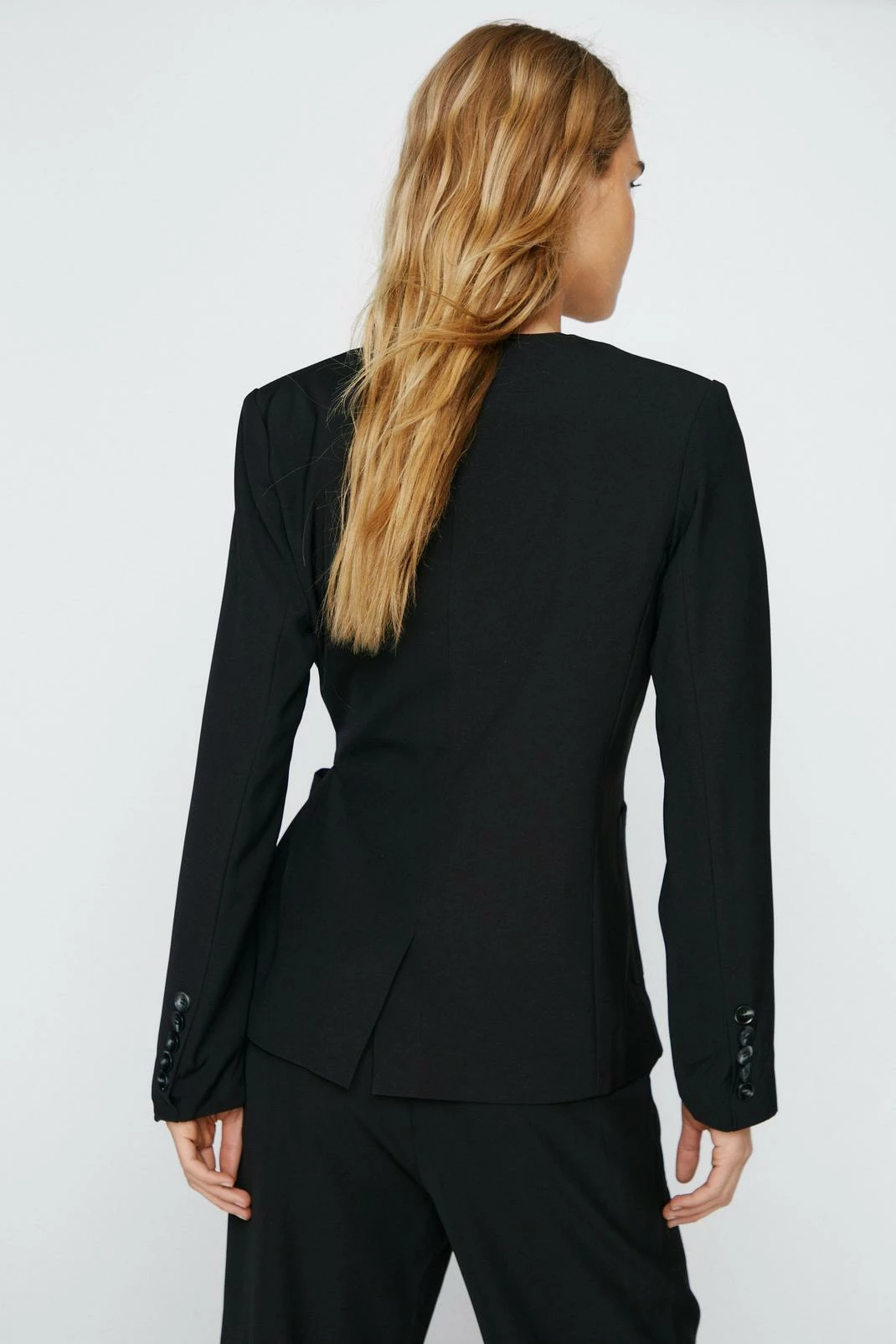 Two Piece Sets Tailored Wrap Over Blazer - Image 6