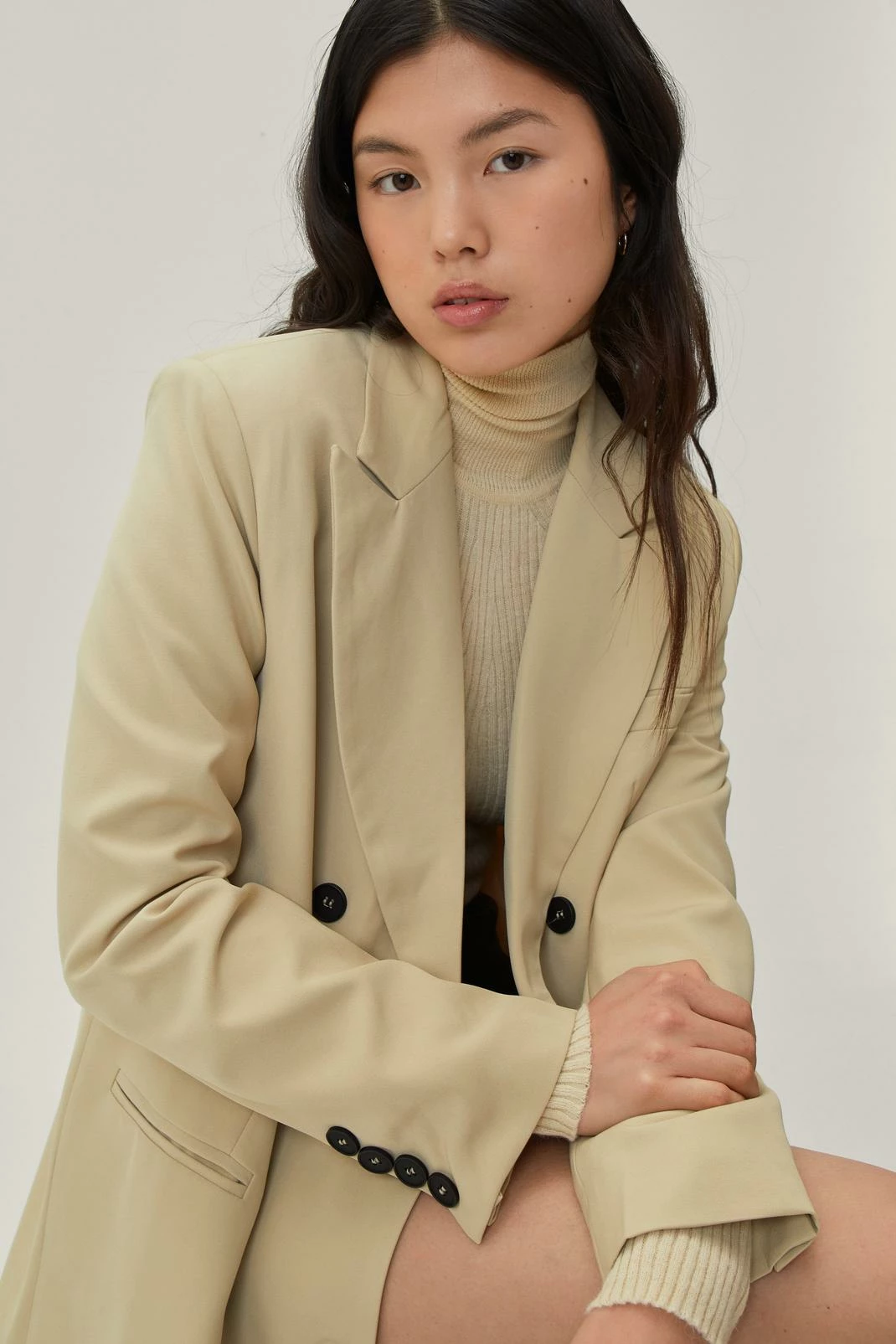 Smart Jackets Oversized Double Breasted Tailored Jacket - Image 2