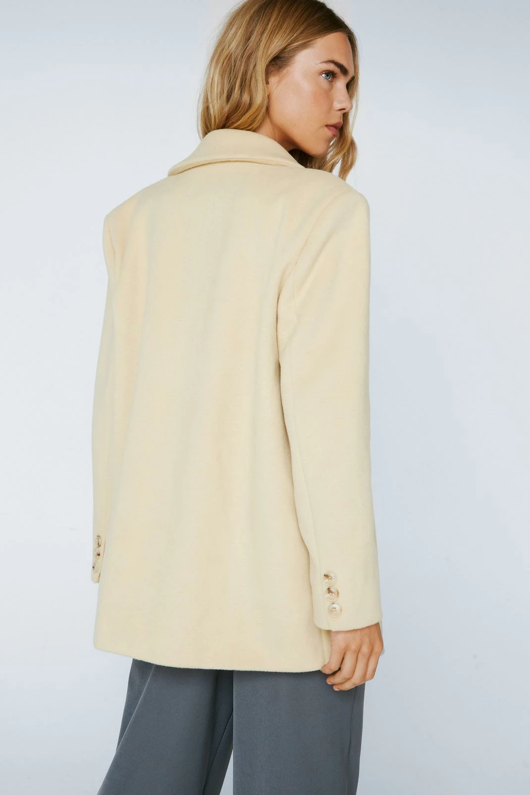 Blazers Oversized Wool Blazer - Image 3