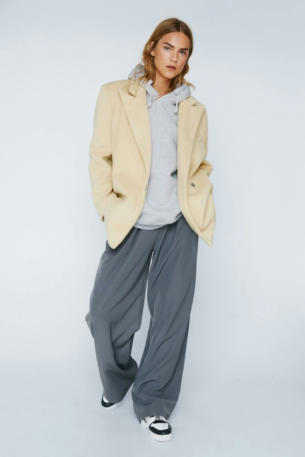 Blazers Oversized Wool Blazer
