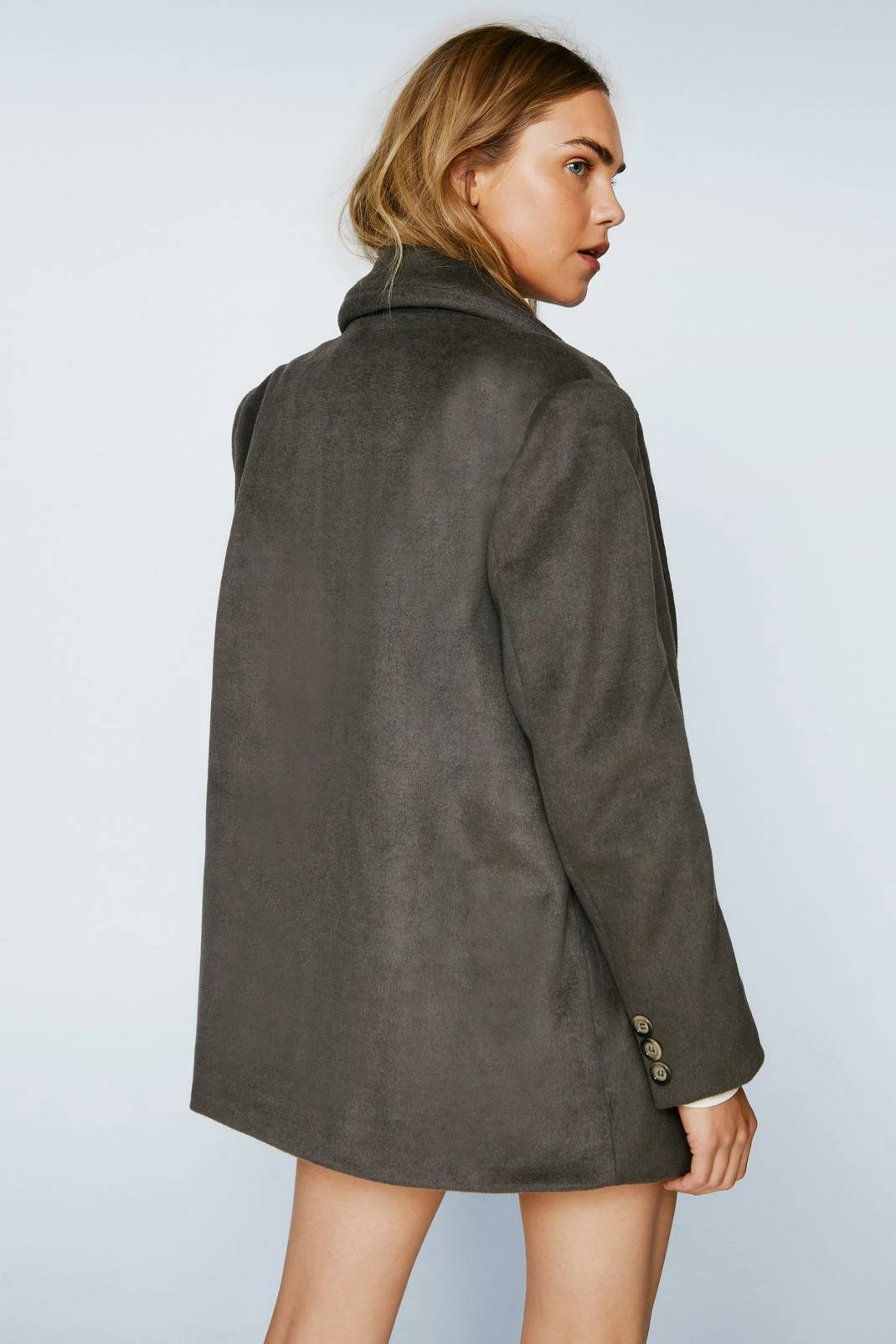 Blazers Oversized Wool Blazer - Image 6