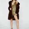 Party Outfits Plus Sizeh Faux Fur Coat