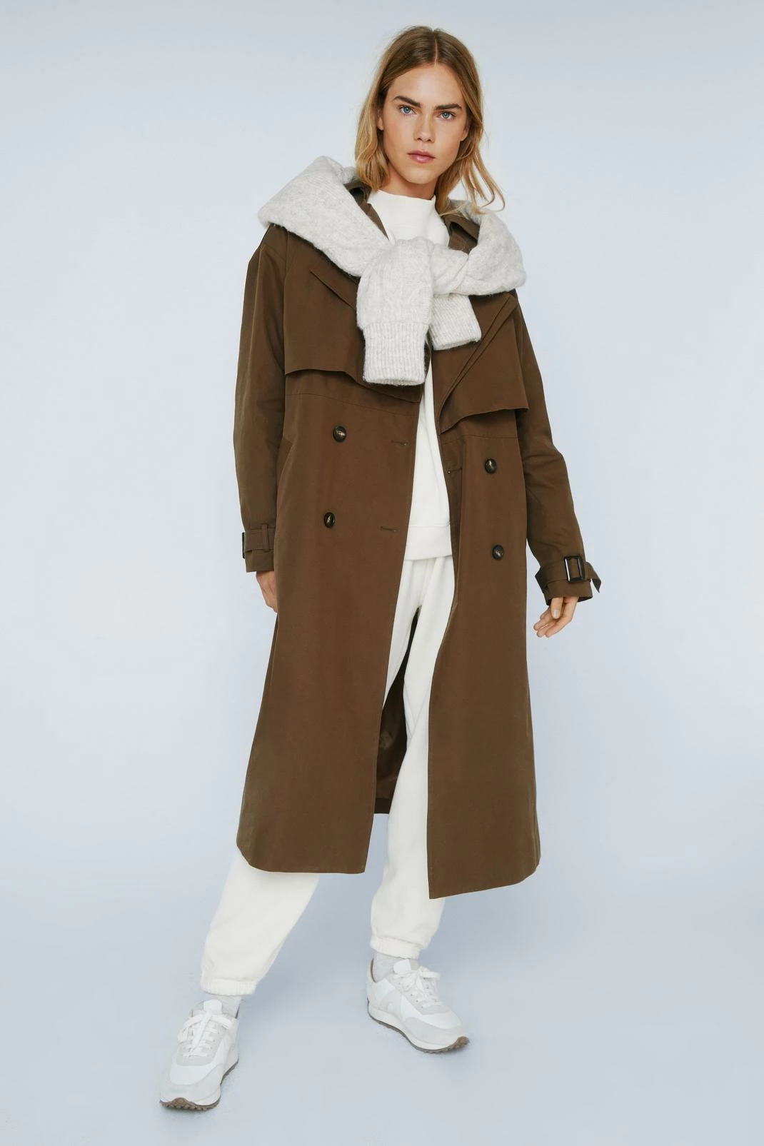 Coats Premium Twill Double Layer Trench Coat - Image 4