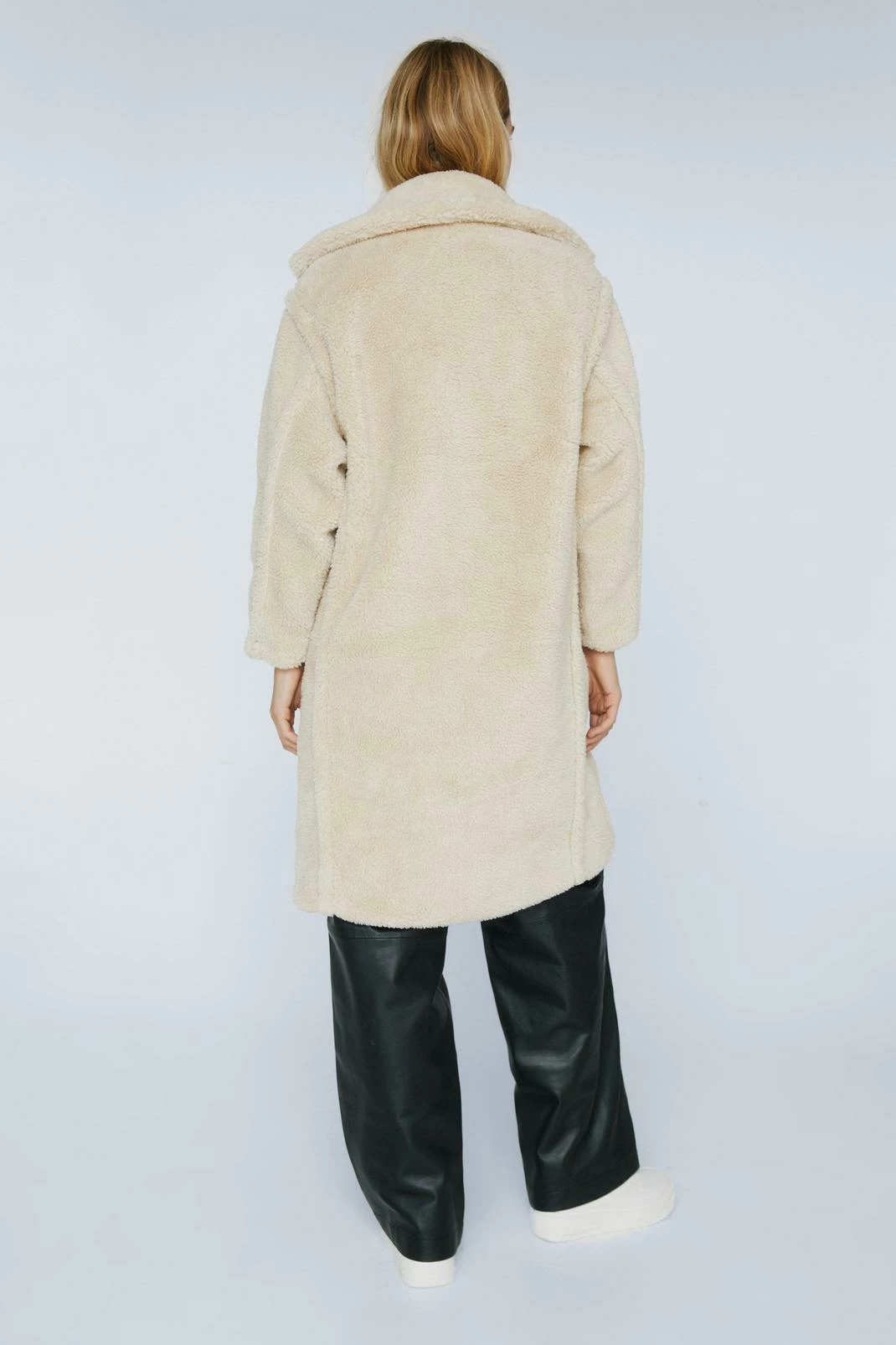 Teddy Coats We're Teddy Faux Fur You Oversized Coat - Image 6
