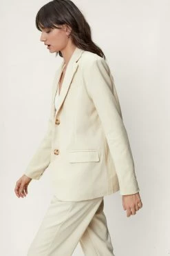 Two Piece Sets Boxy Marled Tailored Blazer