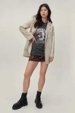 Coats Pocket Detail Fluid Single Breasted Blazer