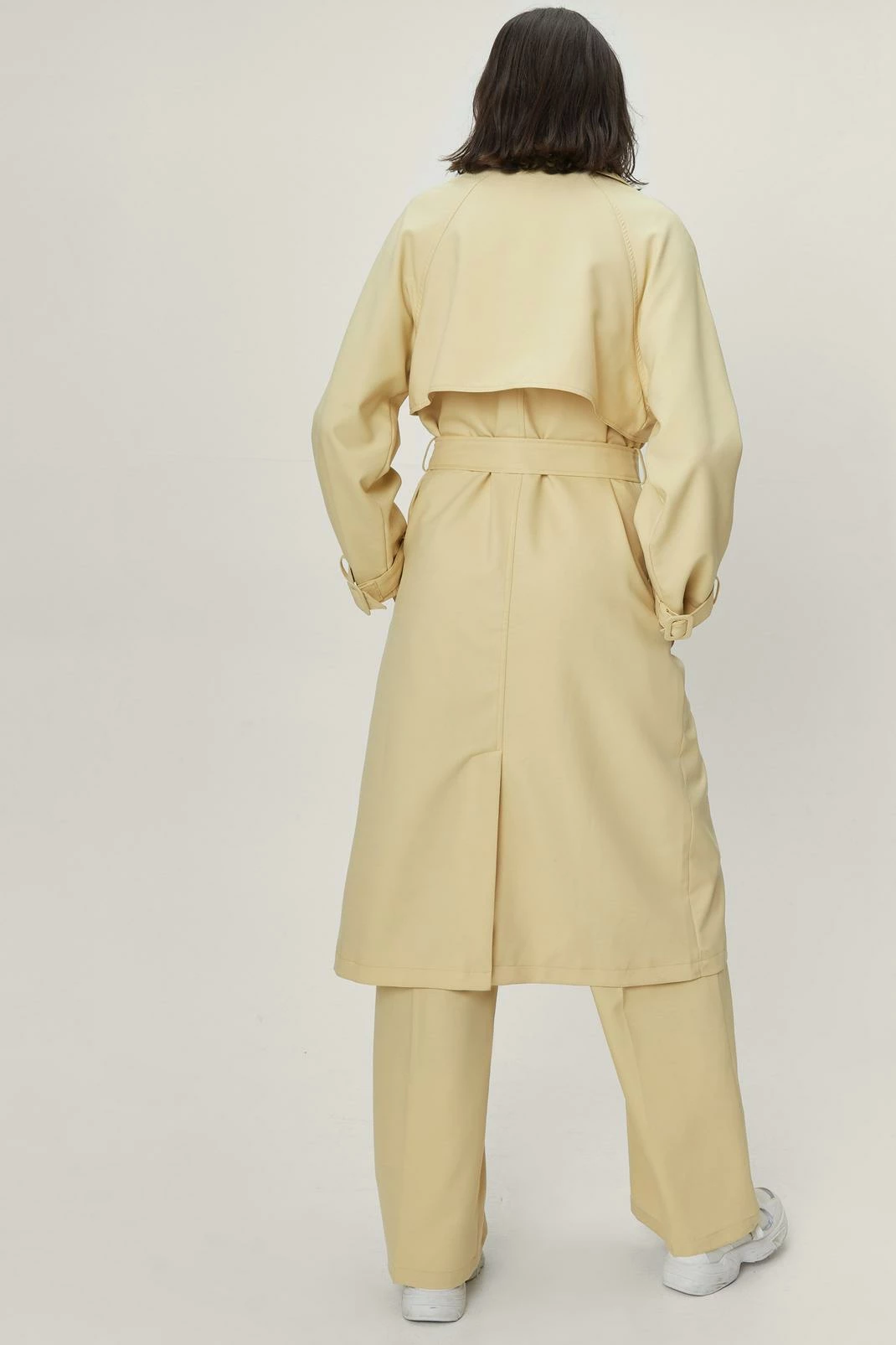 Duster + Trench Coats Twill Double Breasted Trench Coat - Image 3