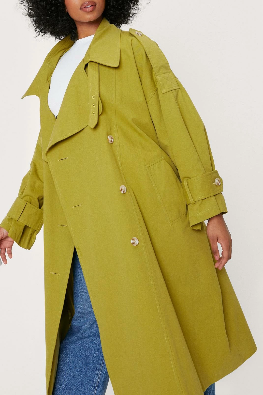 Duster + Trench Coats Petite Oversized Trench Coat - Image 5