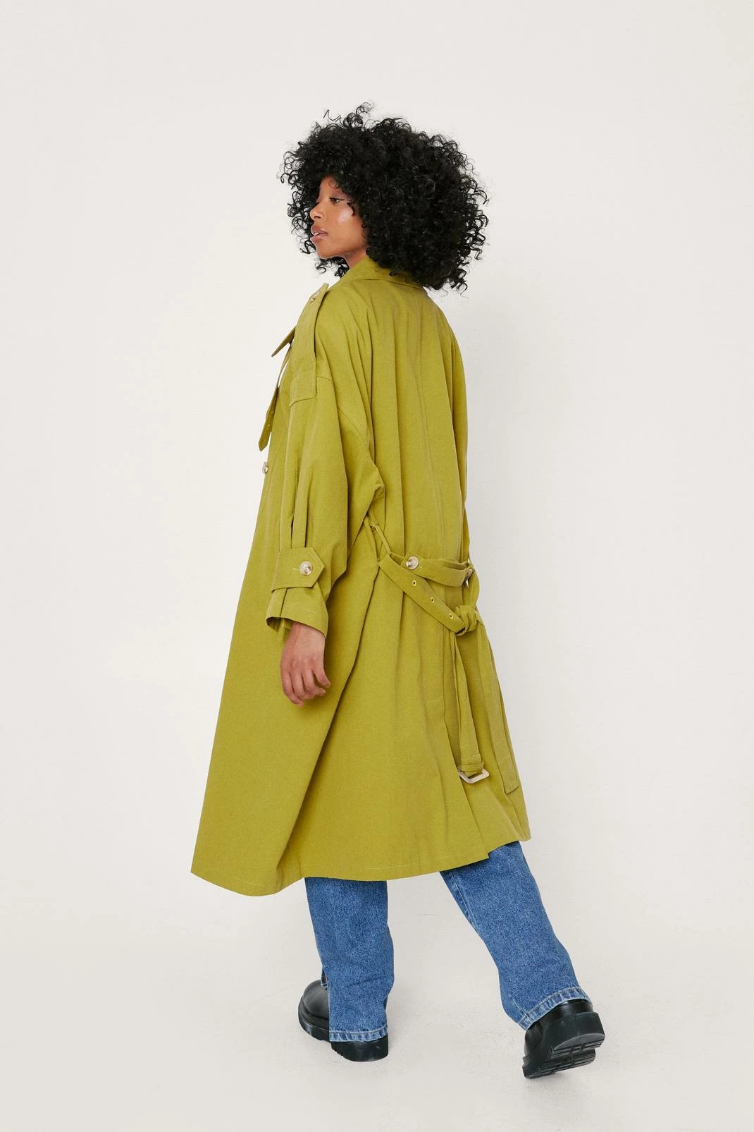 Duster + Trench Coats Petite Oversized Trench Coat - Image 6