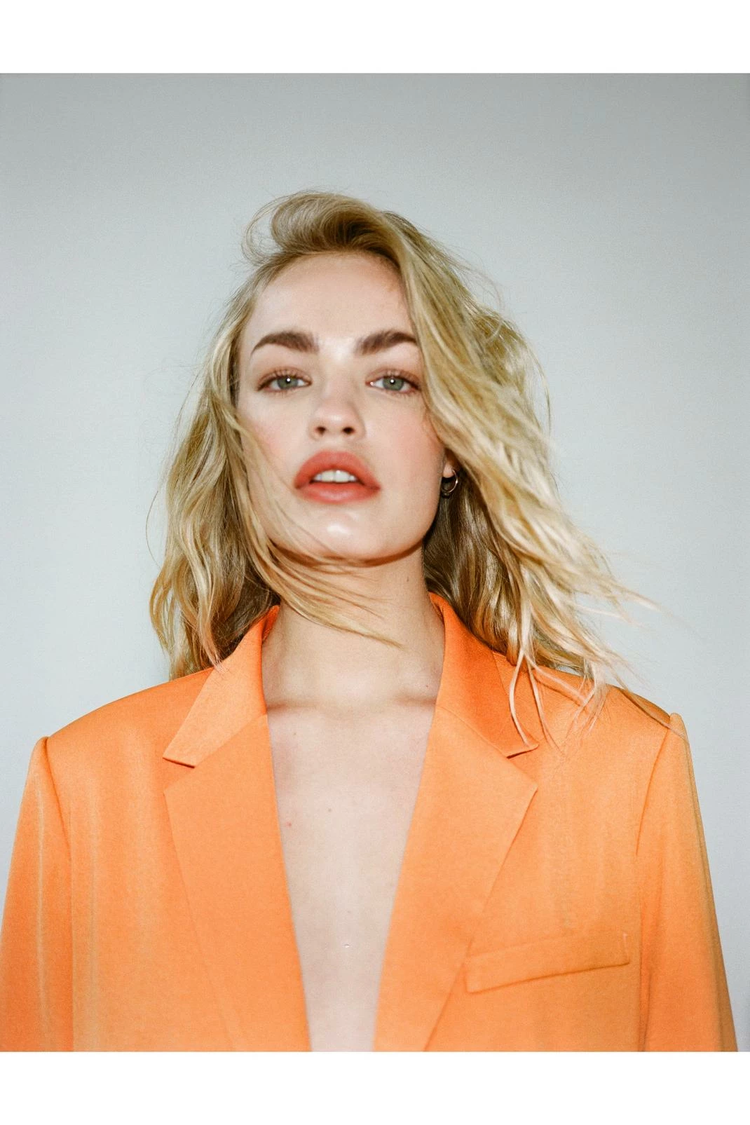 Two Piece Sets Oversized Twill Single Breasted Blazer - Image 13