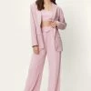 Two Piece Sets Cotton Single Breasted Blazer