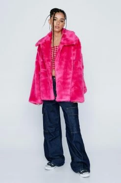 Here's The Deal! 60% Off Coats & Knits! Premium Short Faux Fur Coat