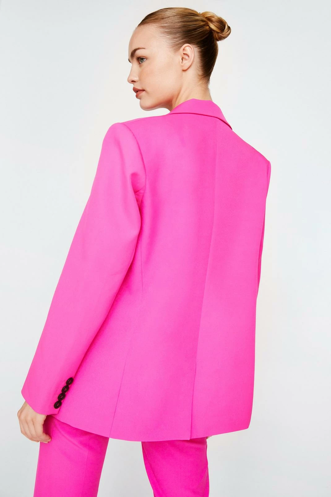 Two Piece Sets Tailored Double Breasted Blazer - Image 3