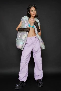 Puffer Jackets High Shine Metallic Padded Body Warmer