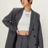 Smart Jackets Oversized Double Breasted Tailored Jacket