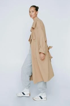 Duster + Trench Coats Petite Oversized Trench Coat
