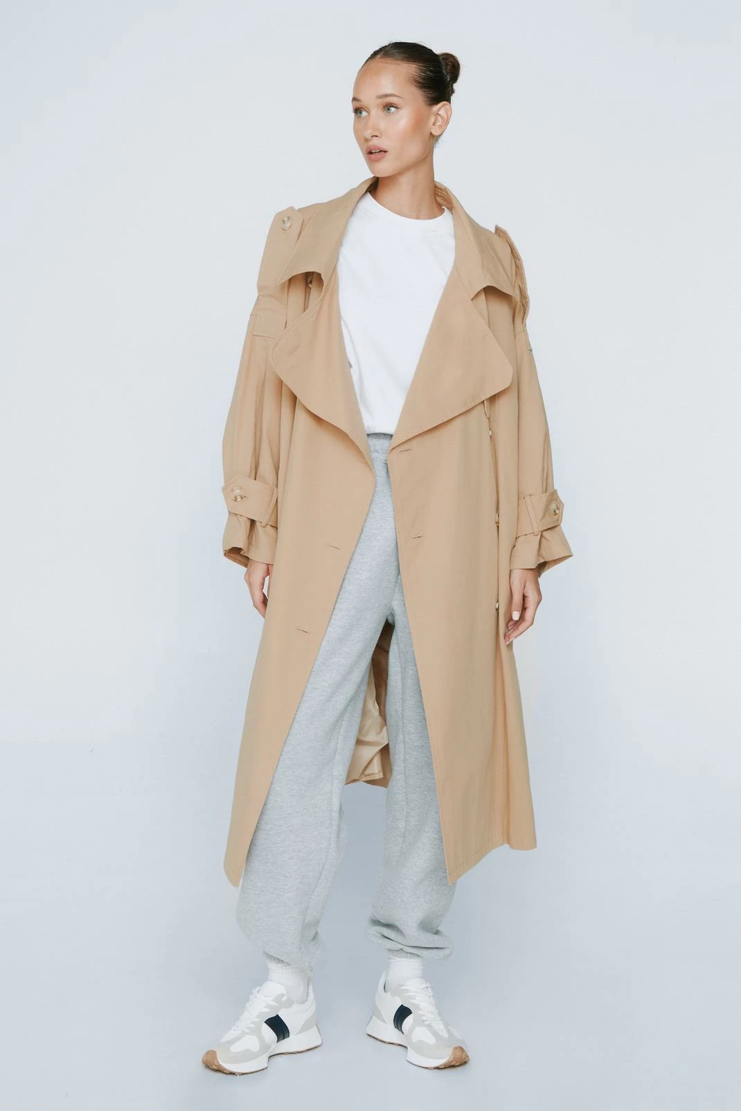 Duster + Trench Coats Petite Oversized Trench Coat - Image 7