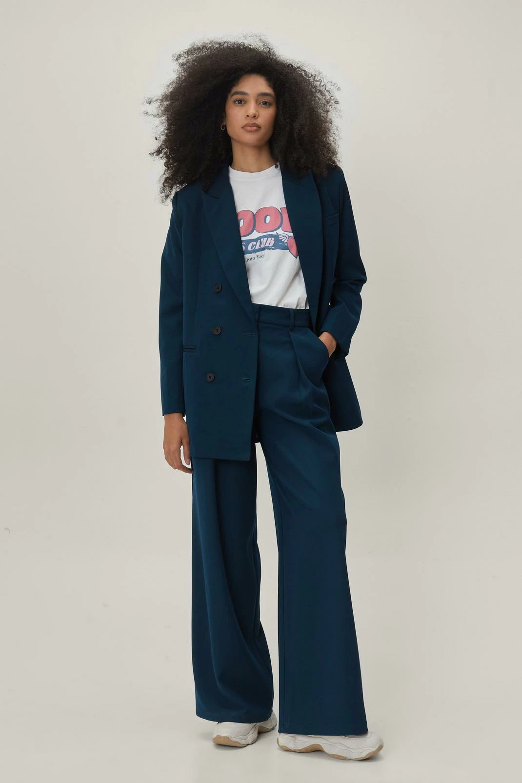 Smart Jackets Oversized Double Breasted Tailored Jacket - Image 4