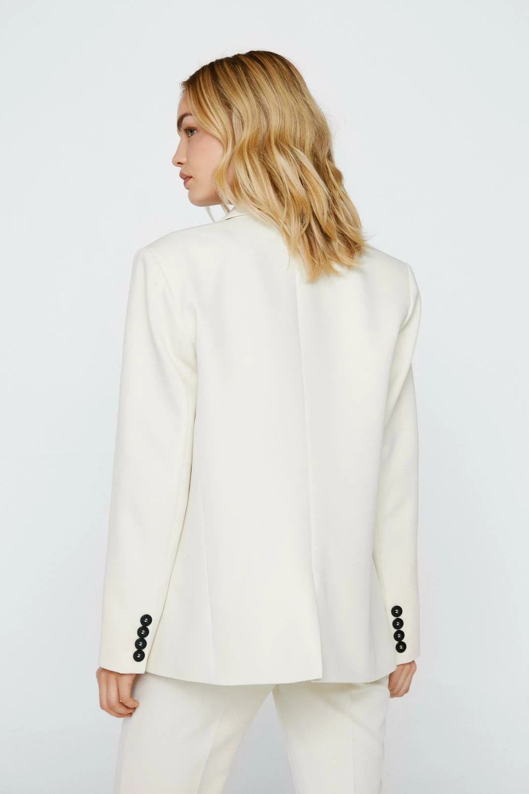 Two Piece Sets Tailored Double Breasted Blazer - Image 6